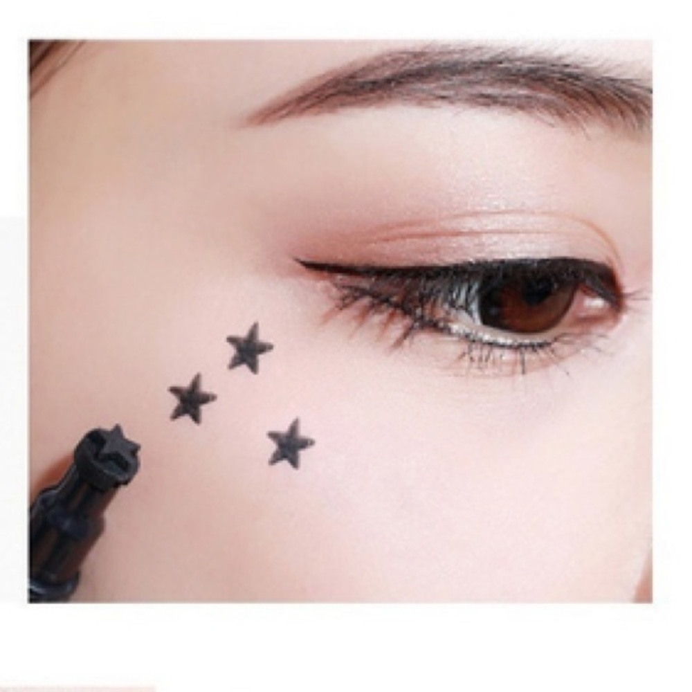 🆕 Killer Black Long Lasting Black Liner Pen and Star Stamp